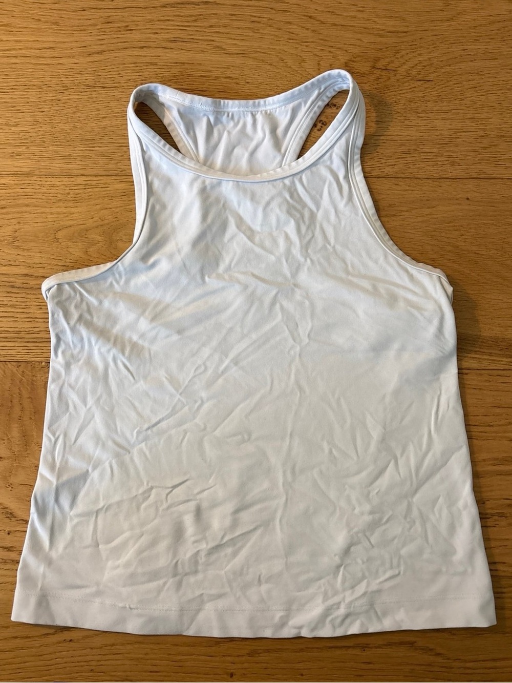 Lululemon White Racerback Tank Top